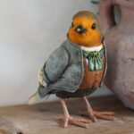 Roodborstje - 16 cm - Decoratief figuur