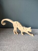 Puzzel kat hout - Afbeelding 2