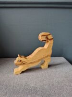 Houten kat - L 18 cm - Afbeelding 6