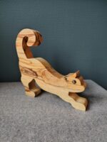 Houten kat - L 18 cm - Afbeelding 3