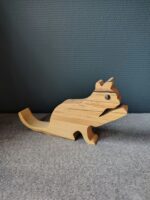Houten kat - L 24 cm - Afbeelding 2