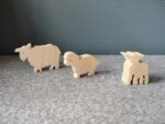 3 schapen - hout - Afbeelding 4