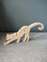 Puzzel kat hout
