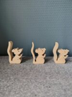 3 houten muizen - Afbeelding 2