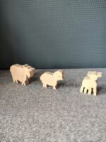 3 schapen - hout - Afbeelding 3