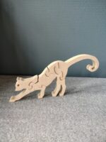 Puzzel kat hout - Afbeelding 3